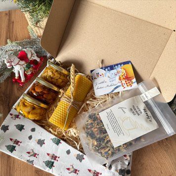 Бокс улюбленена колекція з 3 смаків, свічка та чай🎁 6951 фото